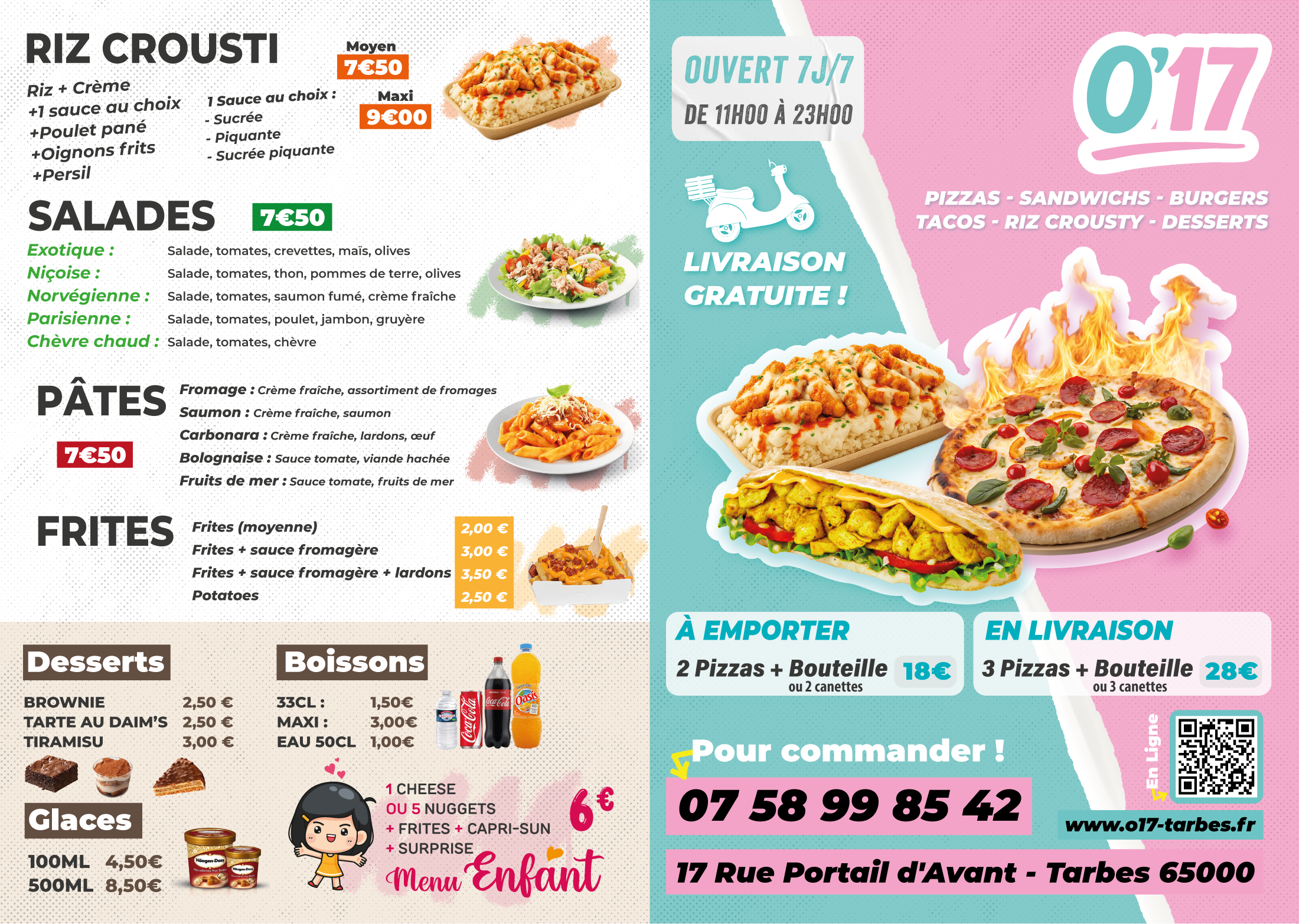 Menu Pizza Story - Page 1